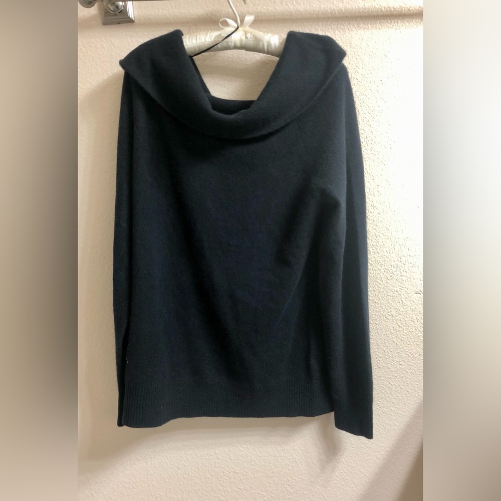 Antonio Melani cashmere-Shoulder Sweater with Cowl Neck
